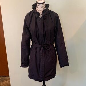 LOFT Black Belted Lightweight Jacket Women’s XS Extra Small